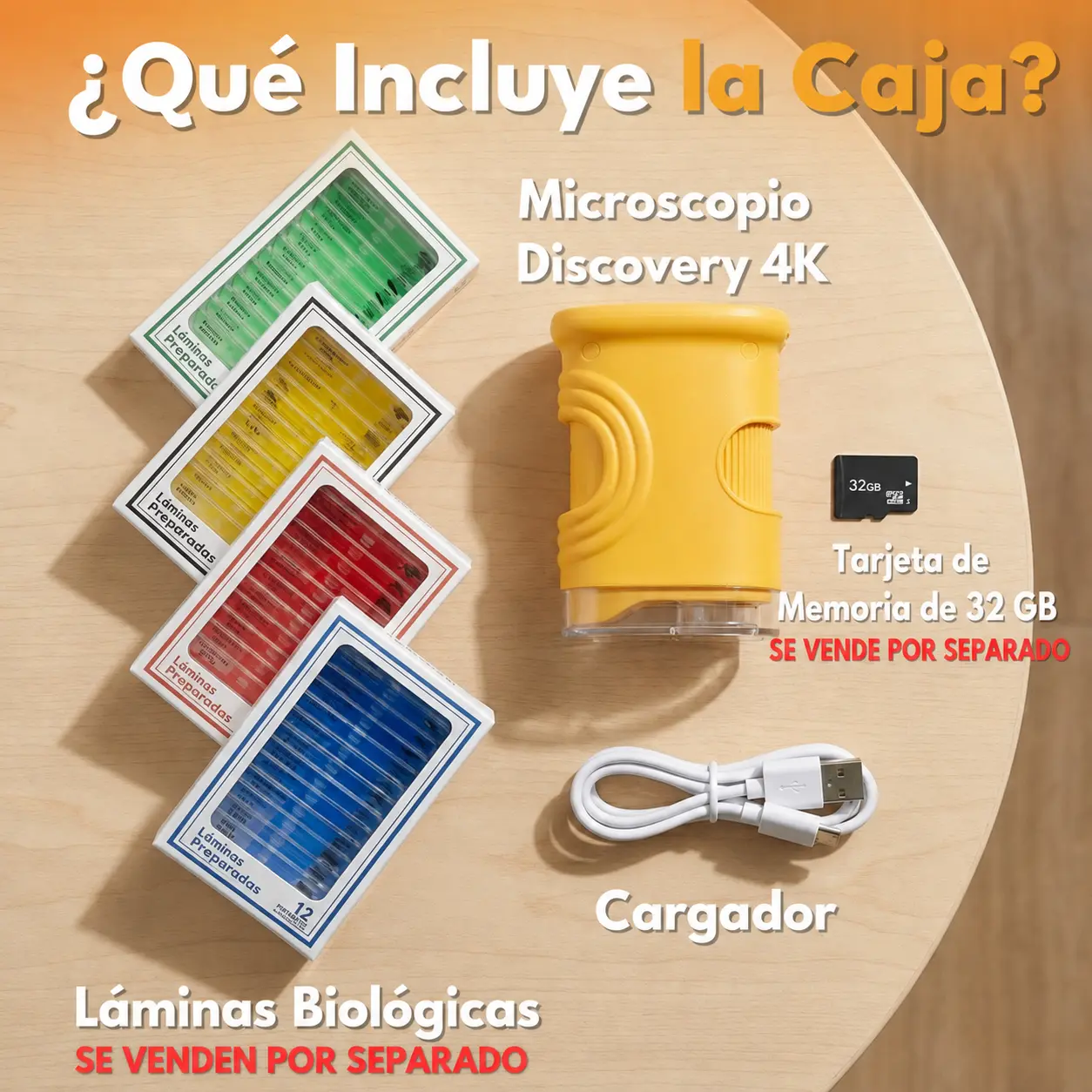 MicroKids® Microscopio 4K Infantil